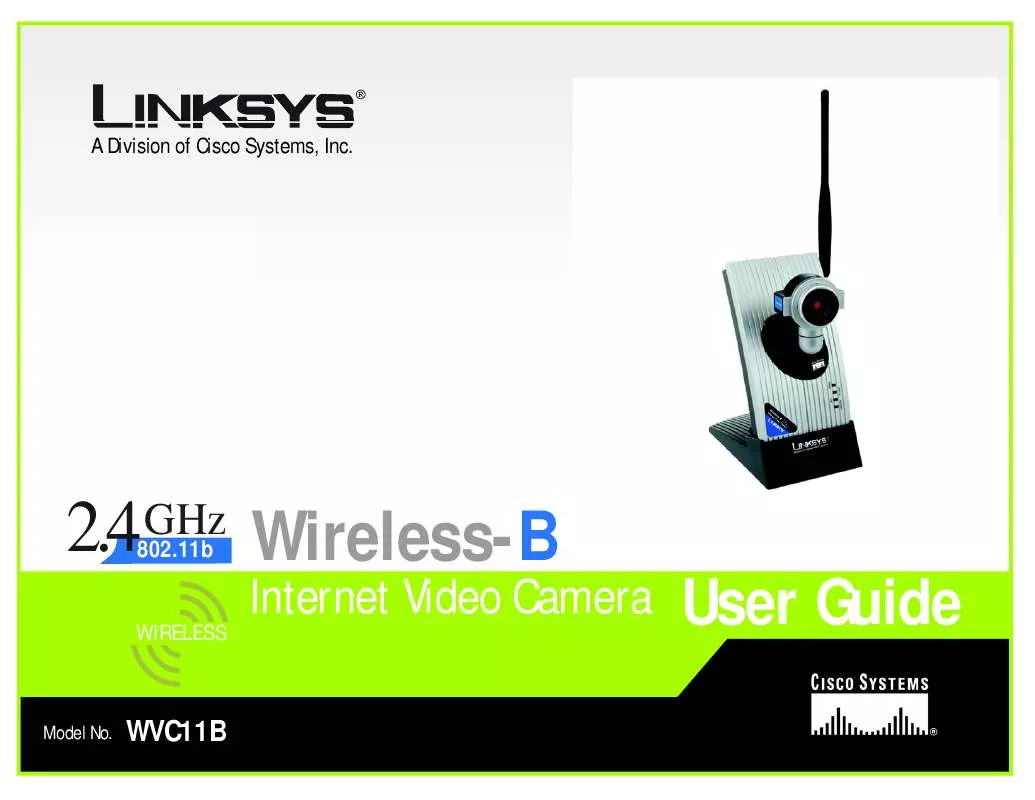 Mode d'emploi LINKSYS WVC11B