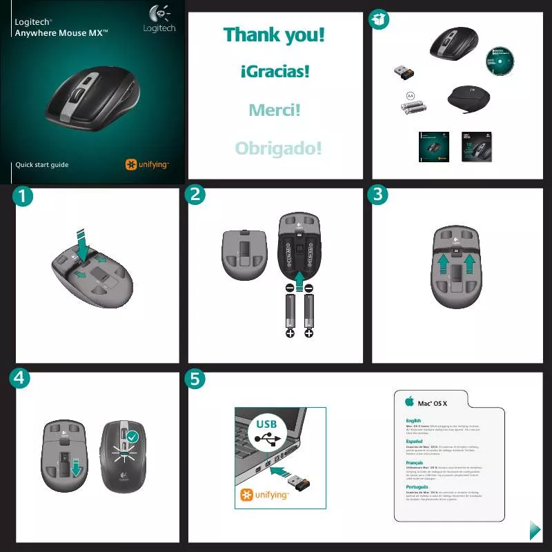 Mode d'emploi LOGITECH MX