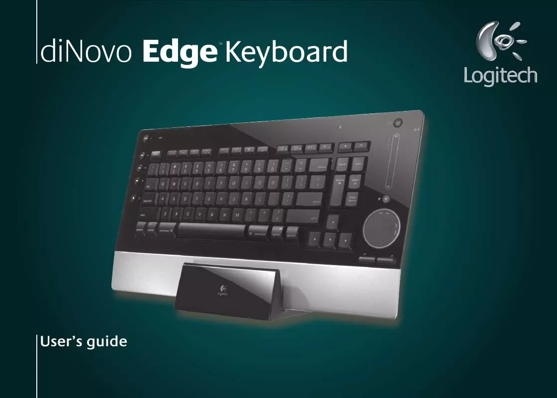 Mode d'emploi LOGITECH DINOVO EDGE KEYBOARD