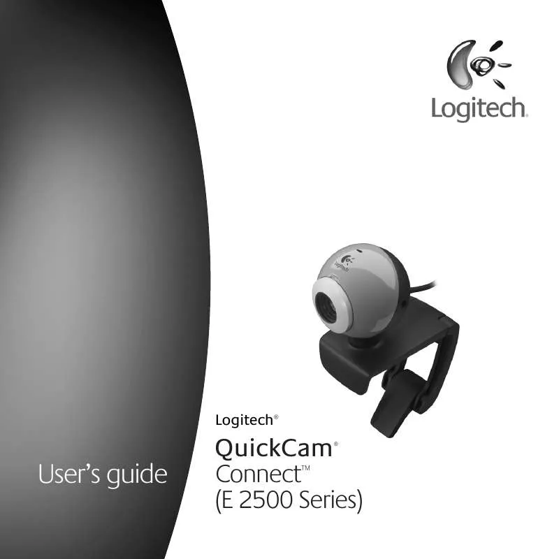 Mode d'emploi LOGITECH E2500