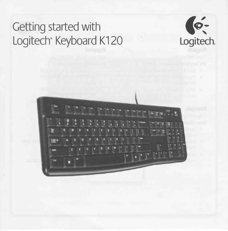 Mode d'emploi LOGITECH K120