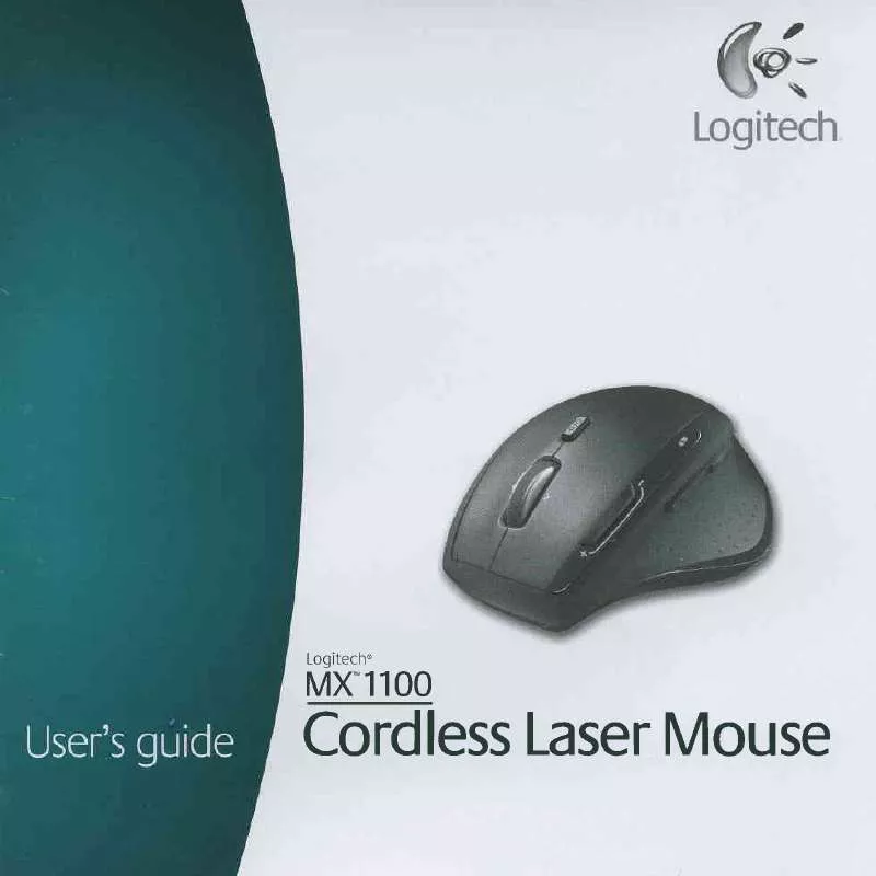 Mode d'emploi LOGITECH MX 1100