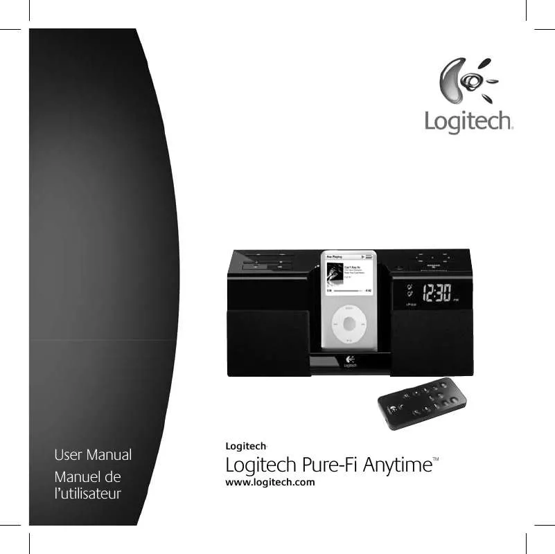 Mode d'emploi LOGITECH PURE-FI ANYTIME