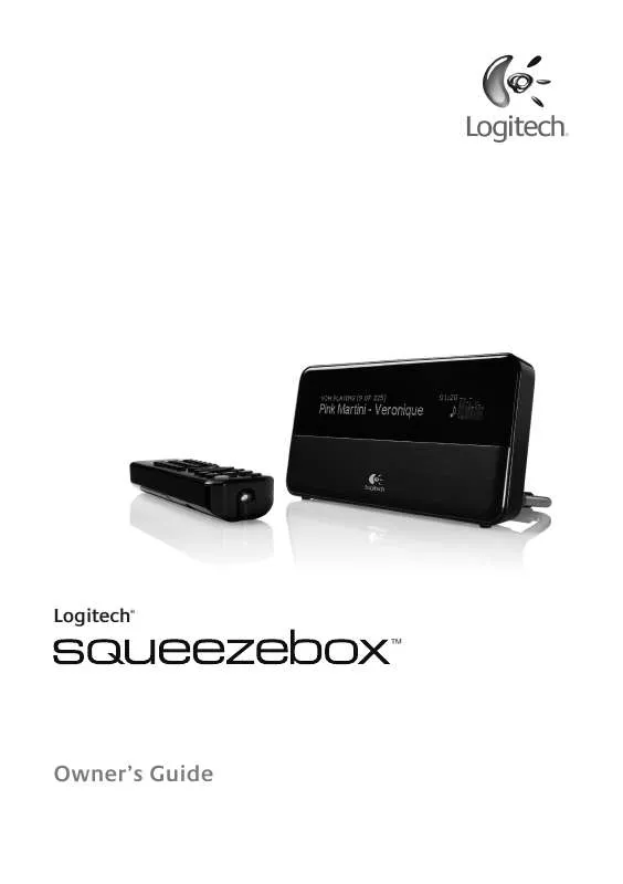 Mode d'emploi LOGITECH SQUEEZEBOX