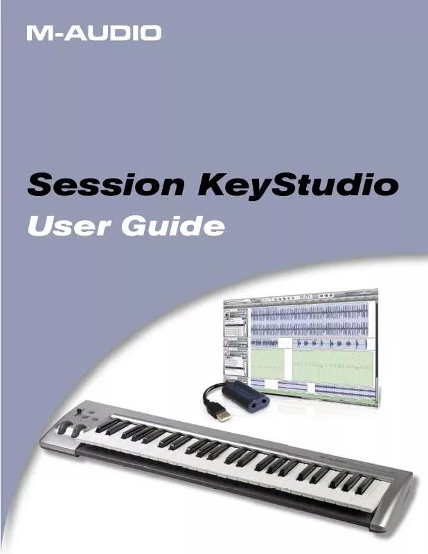 Mode d'emploi M-AUDIO SESSION KEYSTUDIO