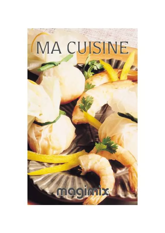 Mode d'emploi MAGIMIX CUISINE SYSTEME 4100