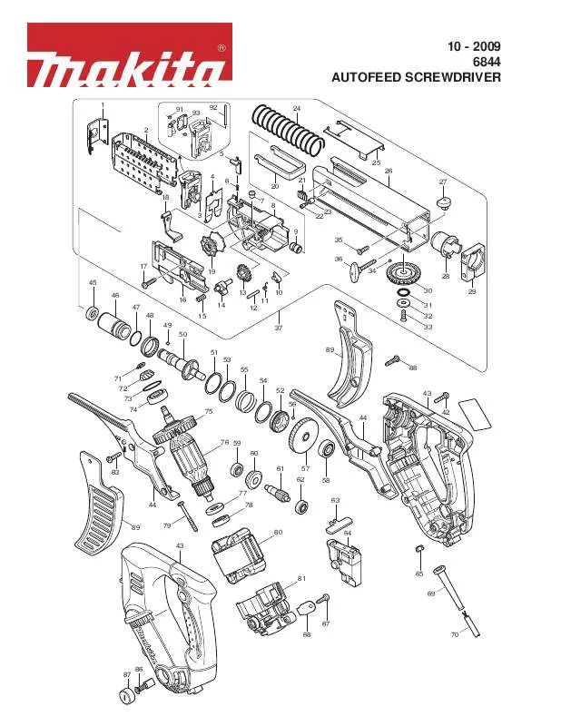 Mode d'emploi MAKITA 6844L