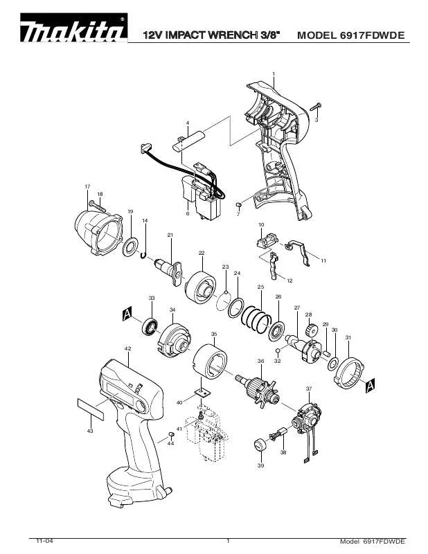 Mode d'emploi MAKITA 6917FDWDE