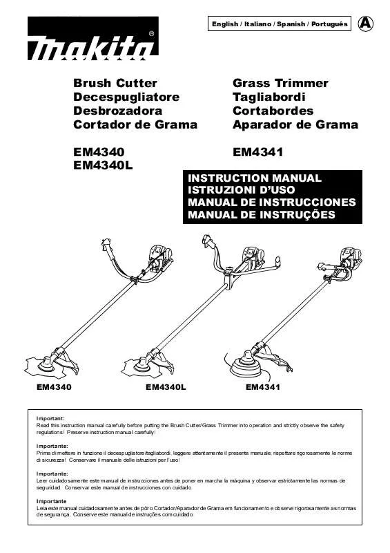 Mode d'emploi MAKITA EM4341