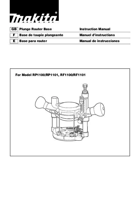 Mode d'emploi MAKITA RP1100