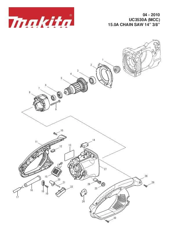 Mode d'emploi MAKITA UC3530AMCC