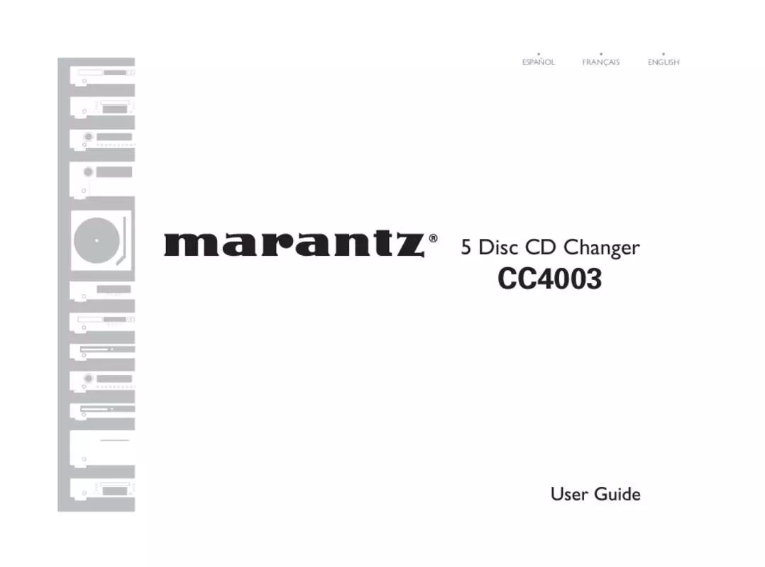 Mode d'emploi MARANTZ CC4003