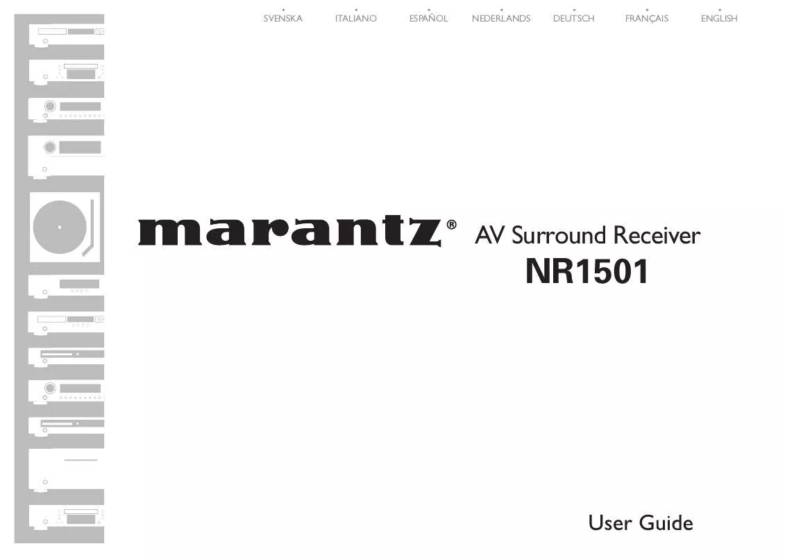 Mode d'emploi MARANTZ NR1501