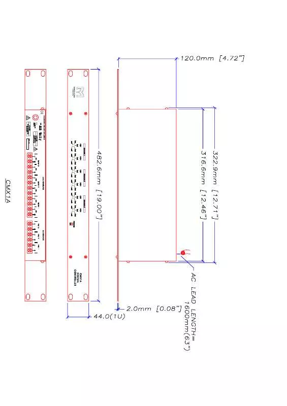 Mode d'emploi MARTIN AUDIO CMX1A