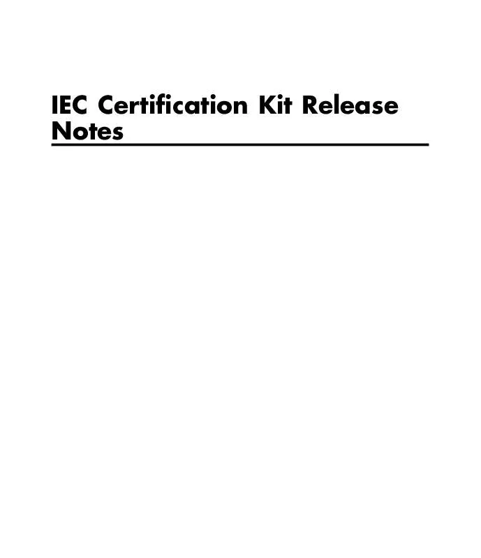 Mode d'emploi MATLAB IEC CERTIFICATION KIT
