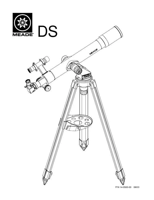 Mode d'emploi MEADE DS ORIGINAL