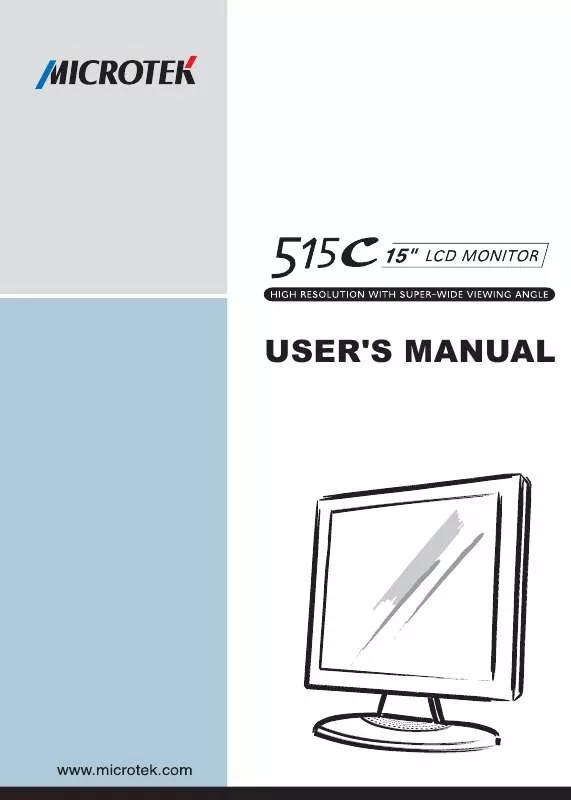 Mode d'emploi MICROTEK 515C