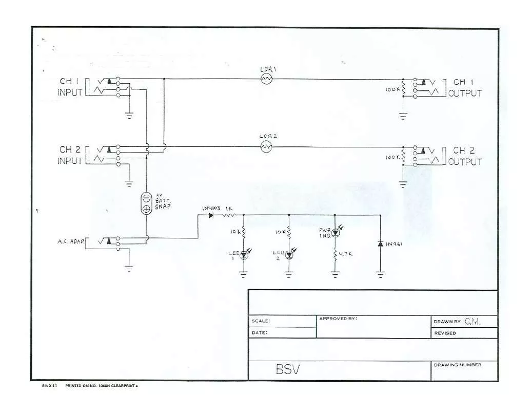 Mode d'emploi MORLEY PEDALS BSVES