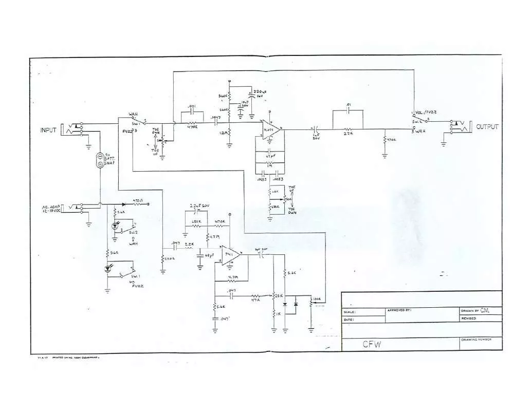 Mode d'emploi MORLEY PEDALS CFWES