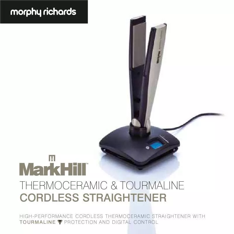 Mode d'emploi MORPHY RICHARDS IB22071