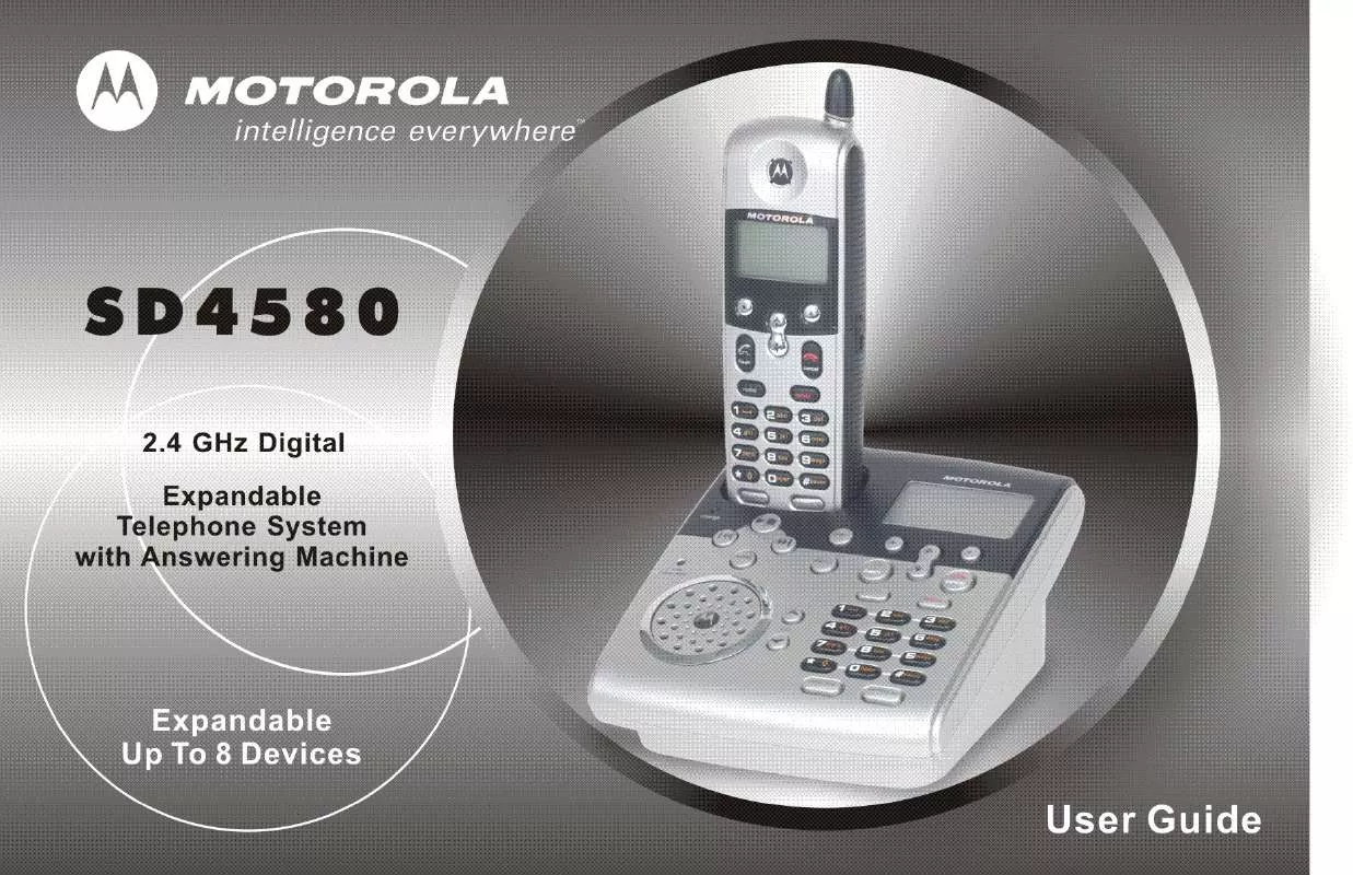 Mode d'emploi MOTOROLA SD4581