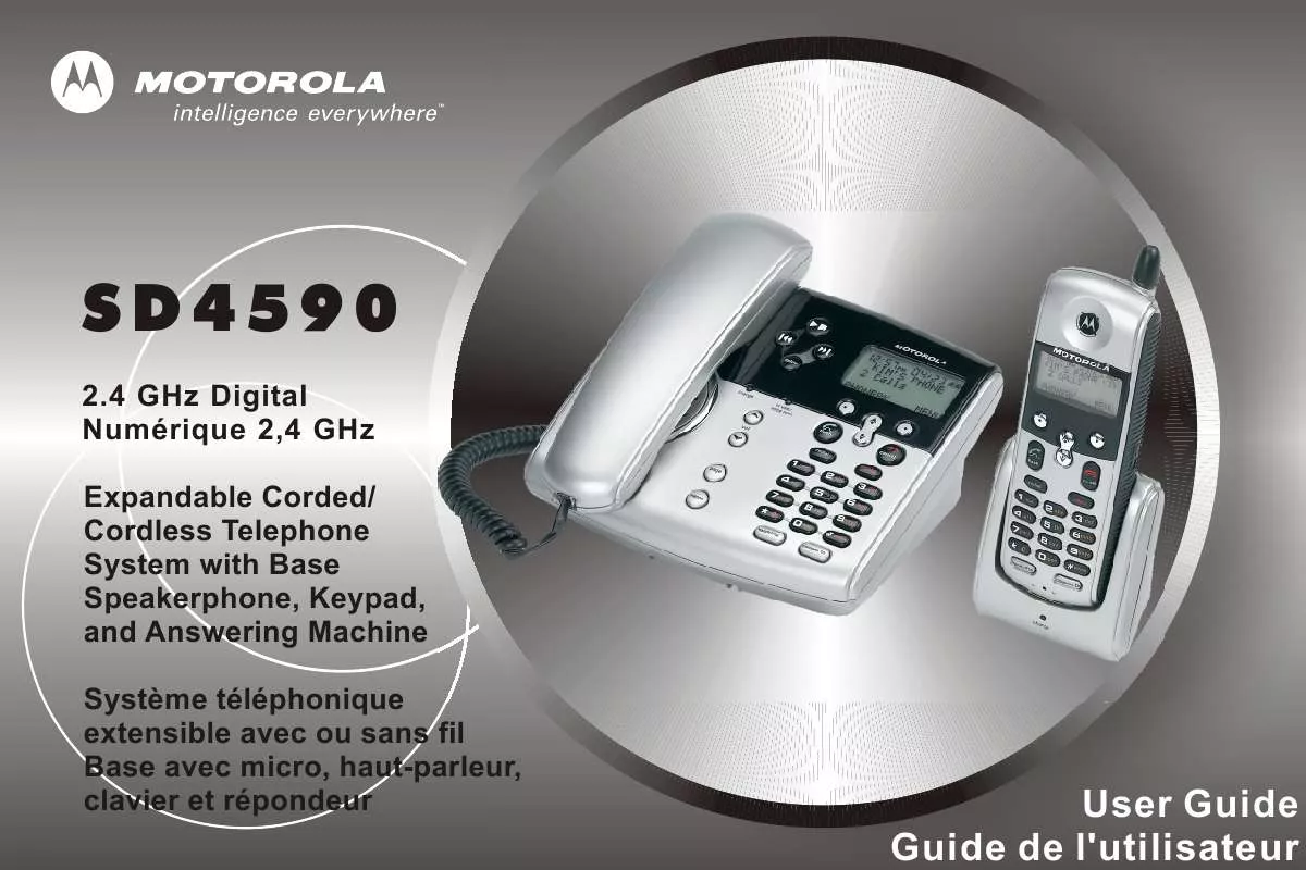 Mode d'emploi MOTOROLA SD4590