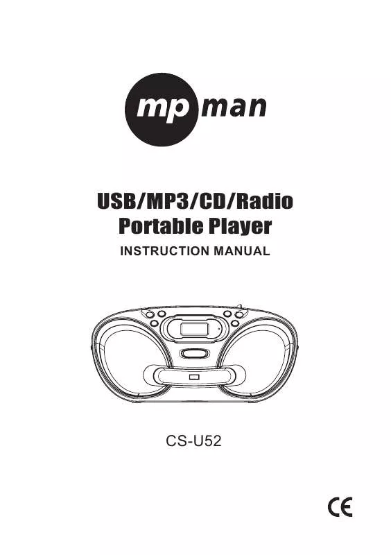 Mode d'emploi MPMAN CSU52