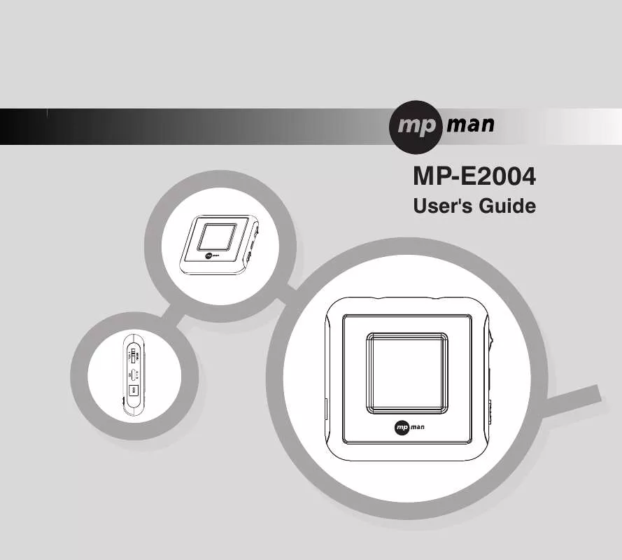 Mode d'emploi MPMAN MP-E2004