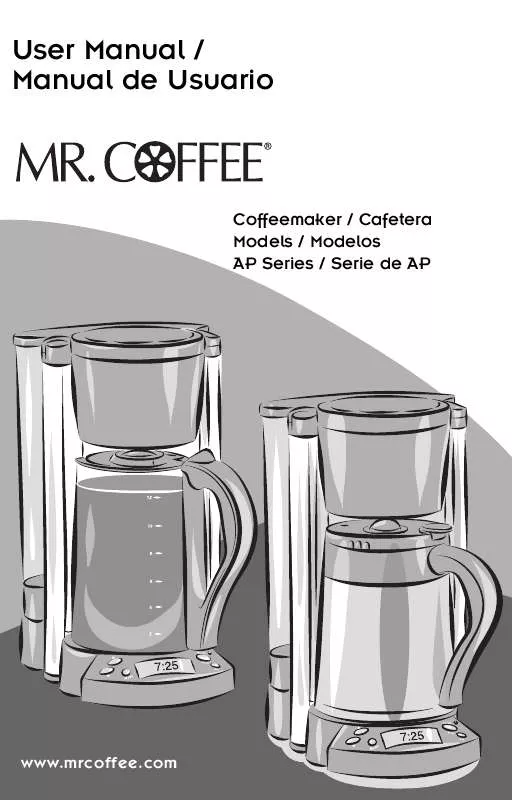 Mode d'emploi MR COFFEE APX33