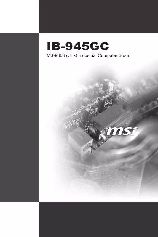 Mode d'emploi MSI IB-945GC