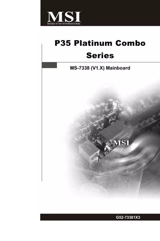 Mode d'emploi MSI MS-7338