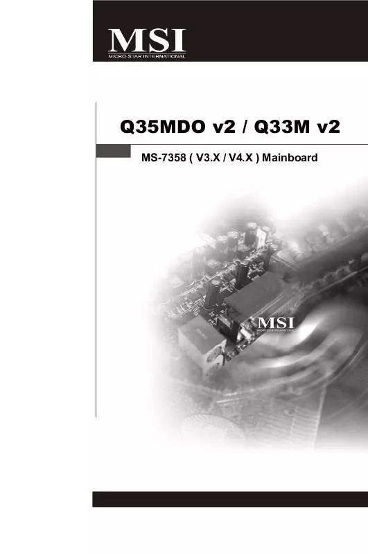 Mode d'emploi MSI MS-7358