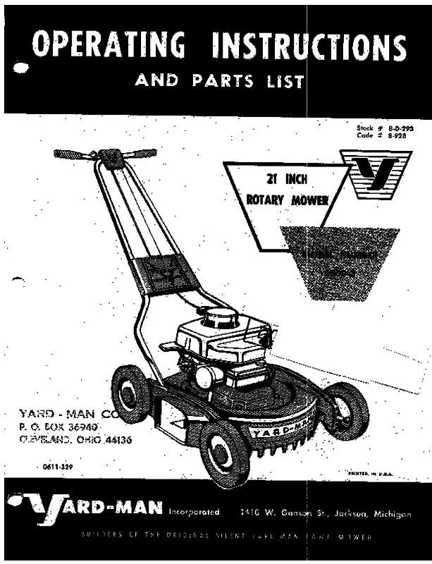 Mode d'emploi MTD 2000-3