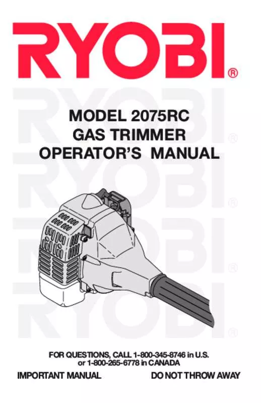 Mode d'emploi MTD 2075RC