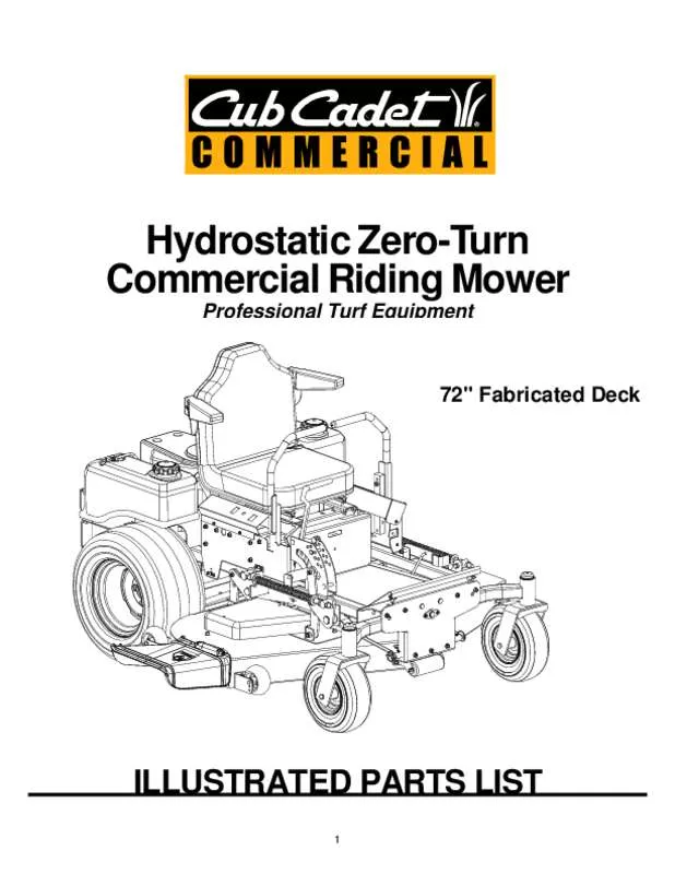 Mode d'emploi MTD 28HP TANK