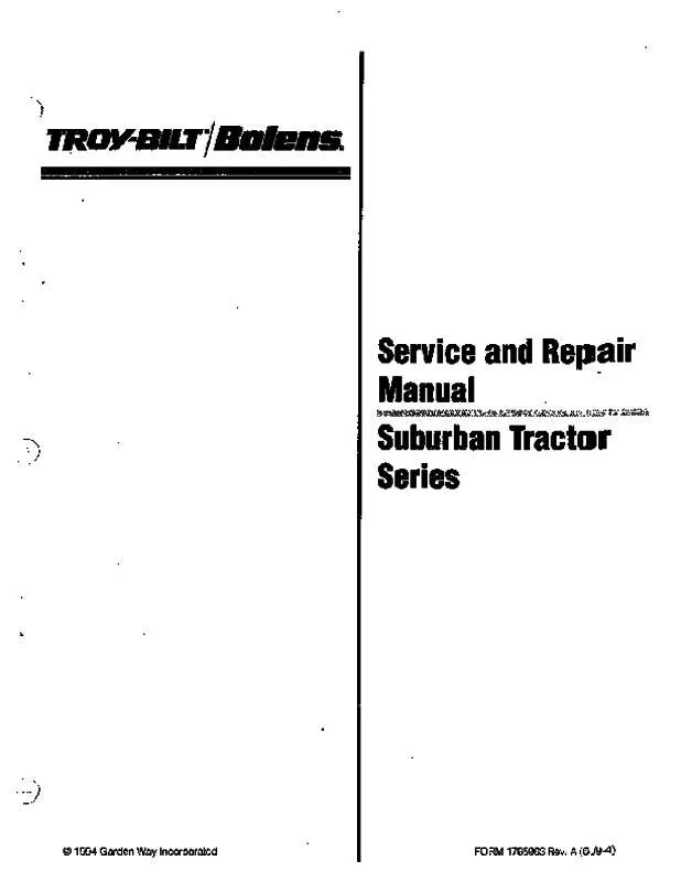 Mode d'emploi MTD 3010G