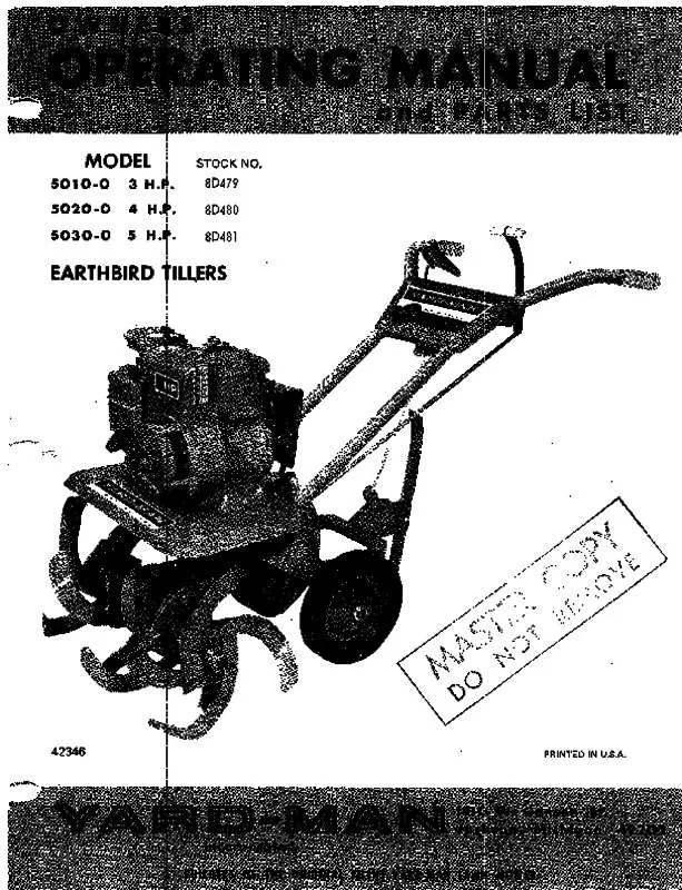 Mode d'emploi MTD 5010-0