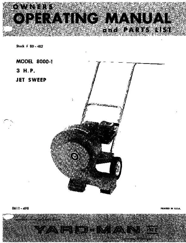 Mode d'emploi MTD 8000-1