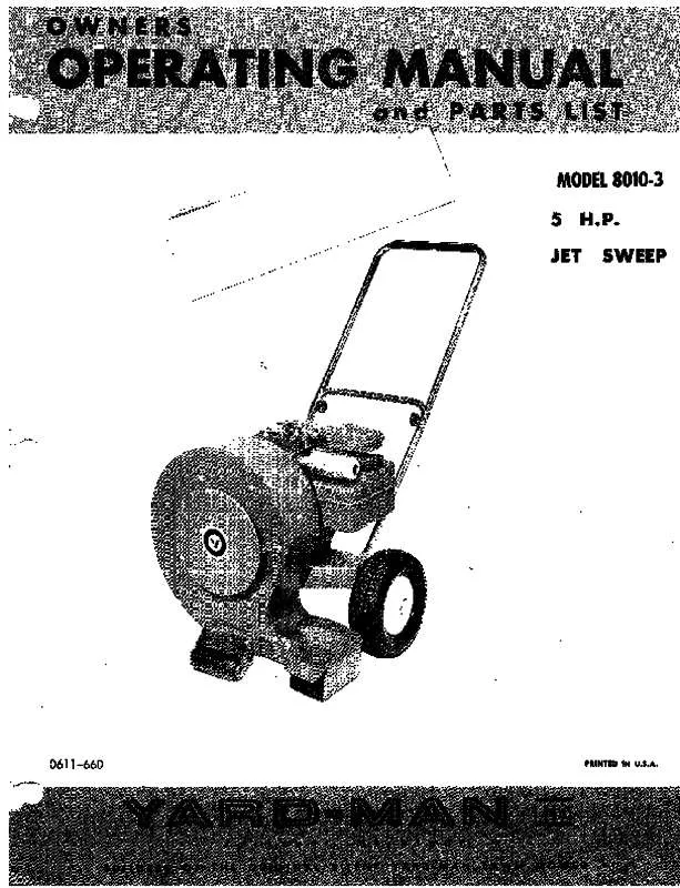 Mode d'emploi MTD 8010-3