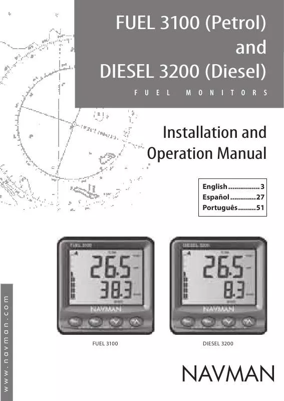 Mode d'emploi NAVMAN DIESEL 3200