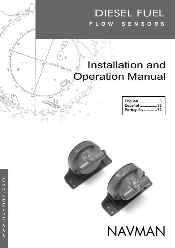 Mode d'emploi NAVMAN DIESEL MULTI FLOW SENSORS