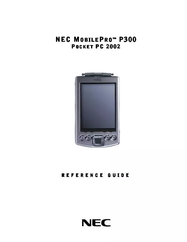 Mode d'emploi NEC MOBILEPRO P300