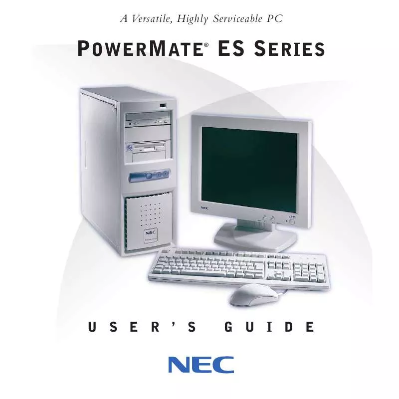 Mode d'emploi NEC POWERMATE ES