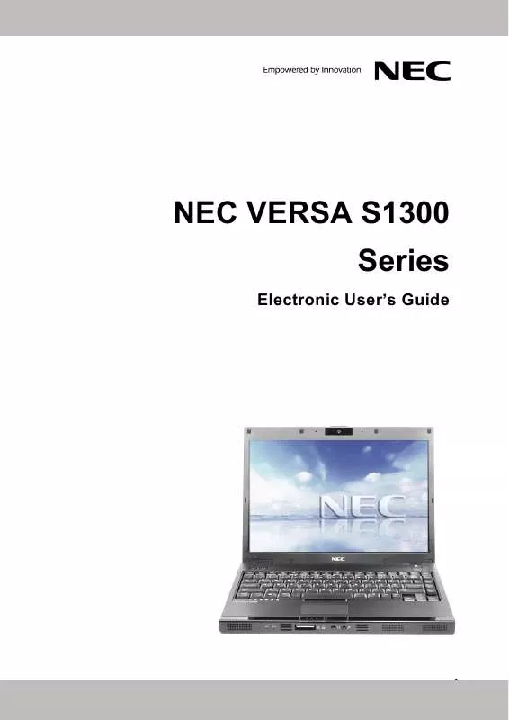 Mode d'emploi NEC S1300