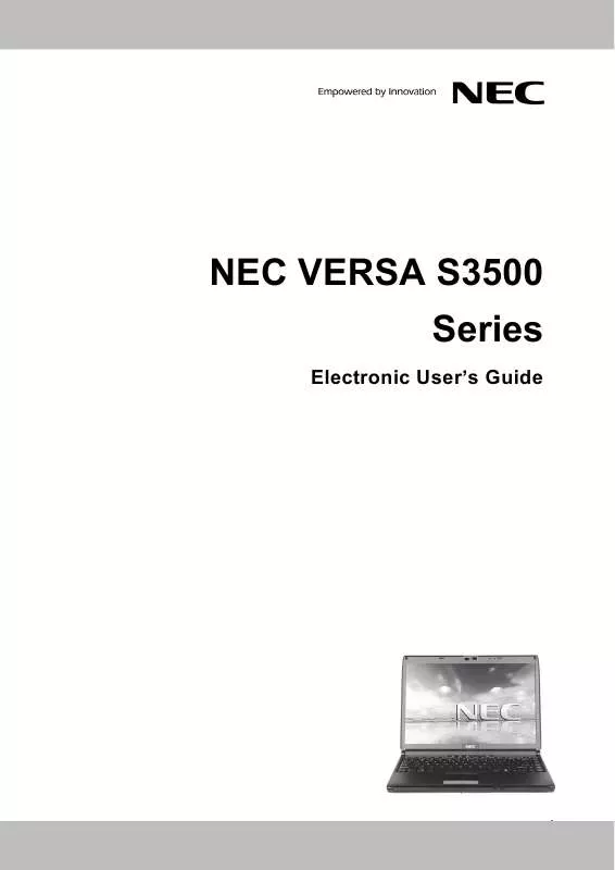 Mode d'emploi NEC S3500