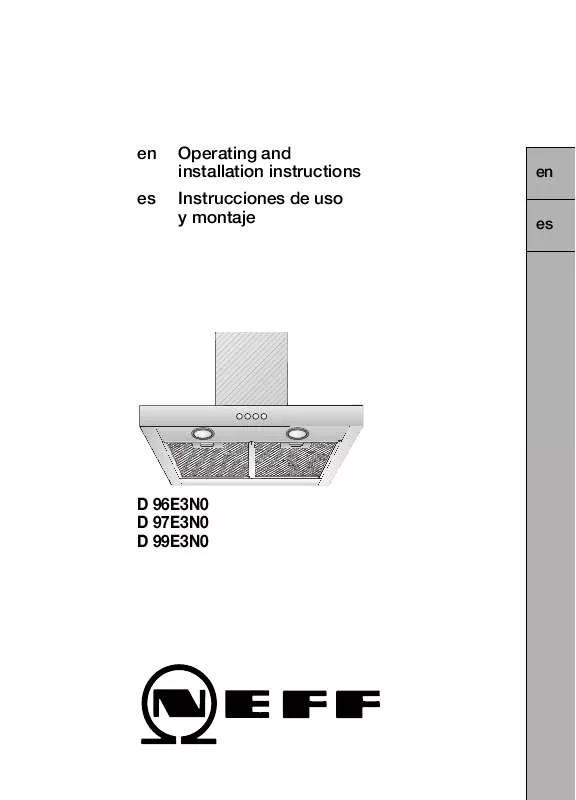 Mode d'emploi NEFF D97E3N0