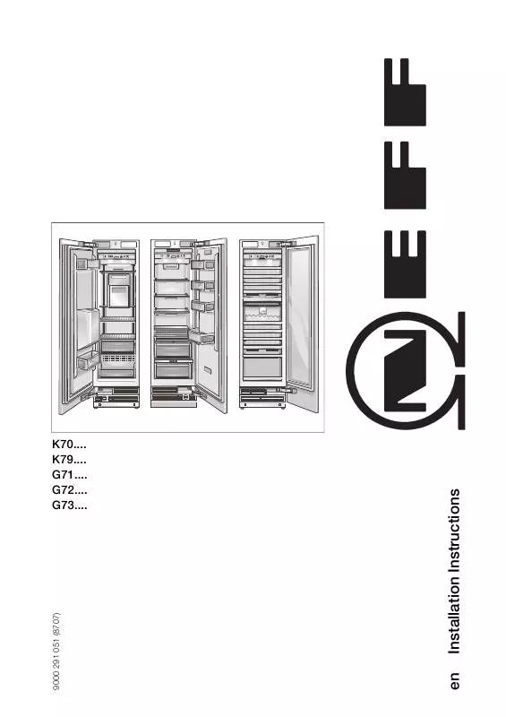 Mode d'emploi NEFF G7246X0