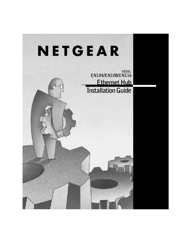 Mode d'emploi NETGEAR EN104