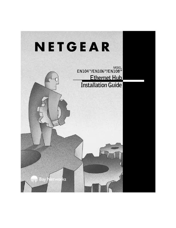 Mode d'emploi NETGEAR EN108TP