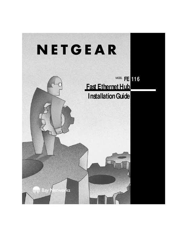 Mode d'emploi NETGEAR FE116